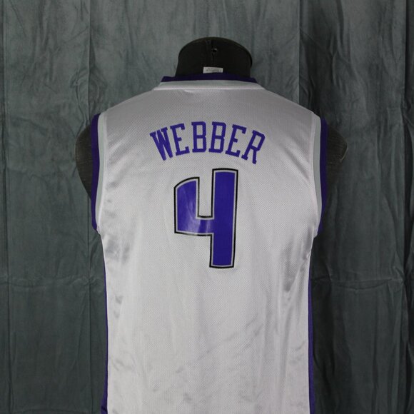 Sacramento Kings Jersey (Retro) - Chris Webber 4 by Reebok - Youth Large - Picture 7 of 10